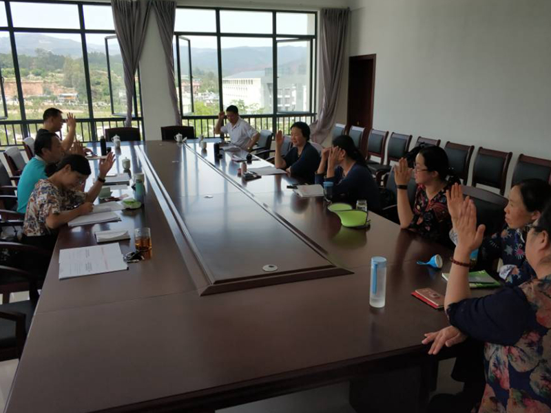 党支部全体党员同志举手表决.jpg 党支部全体党员同志举手表决.jpg